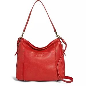 AUSTIN SHOULDER BAG in Radiant Red